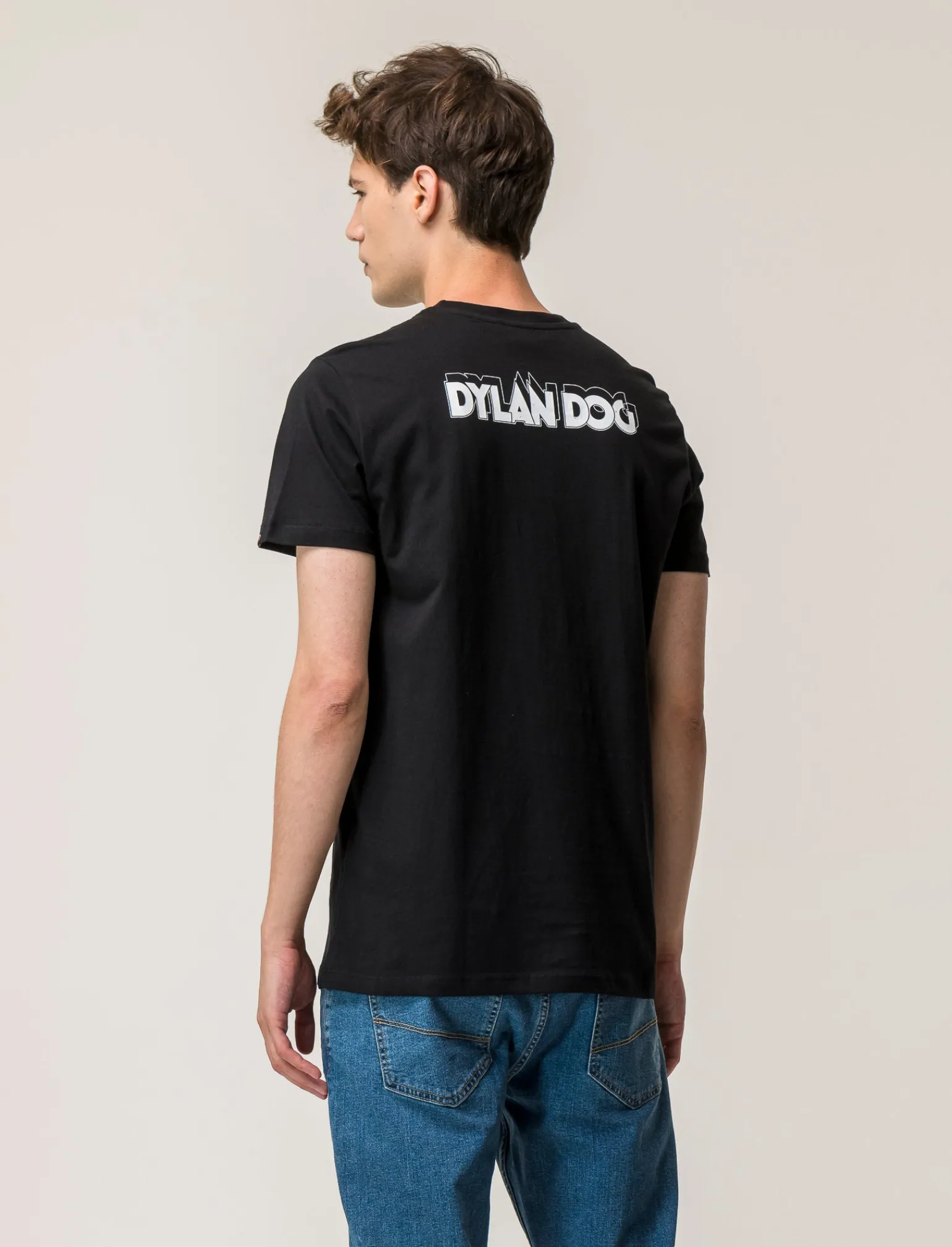Uomo Piazza Italia Uomo | Polo E T-Shirt<T-shirt girocollo maniche corte regular fit con stampa DYLAN DOG License -