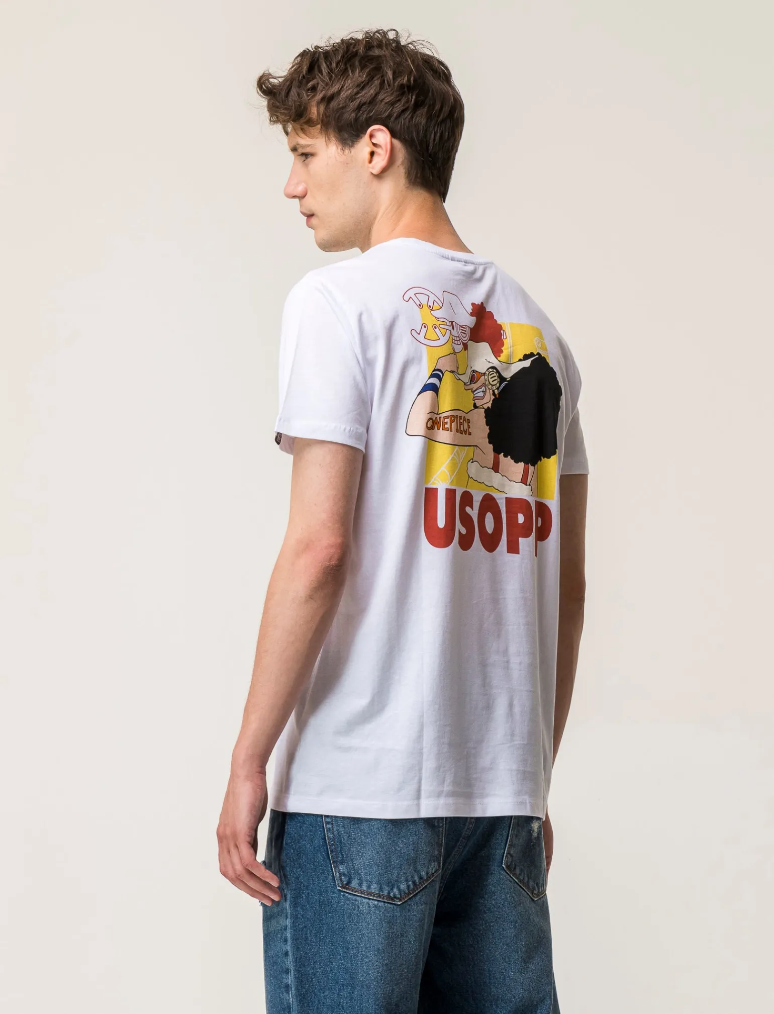 Uomo Piazza Italia Uomo | Polo E T-Shirt<T-shirt girocollo maniche corte regular fit con stampa ONE PIECE License -