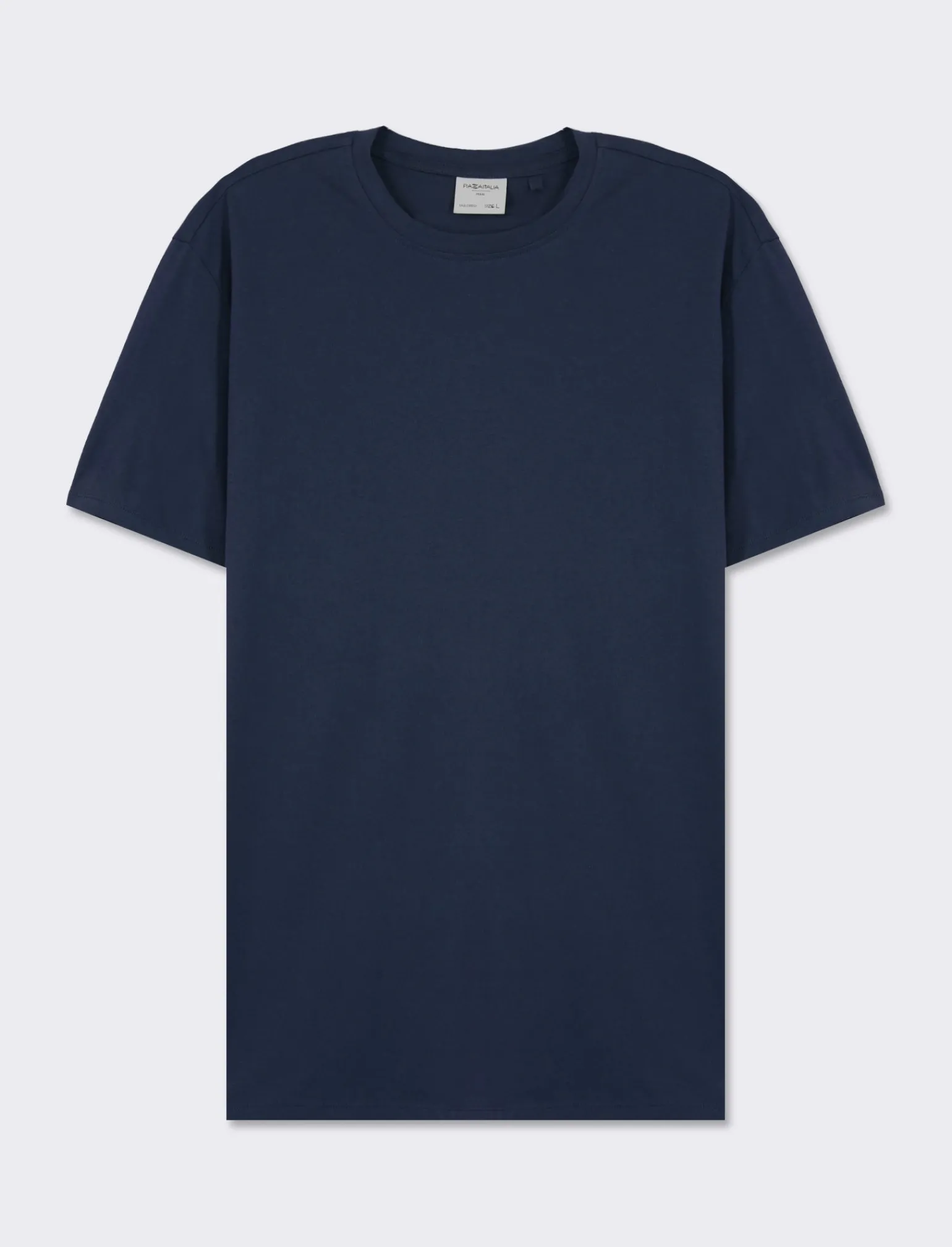 Uomo Piazza Italia Uomo | Polo E T-Shirt<T-shirt girocollo maniche corte regular fit in jersey cotone premium -