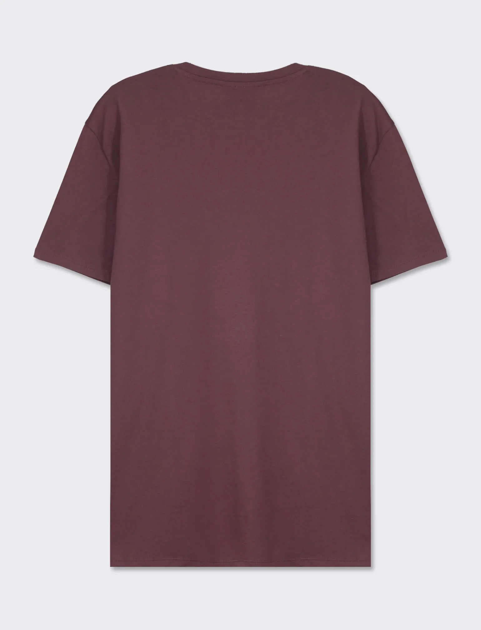 Uomo Piazza Italia Uomo | Polo E T-Shirt<T-shirt girocollo maniche corte regular fit in jersey cotone premium - Bordeaux