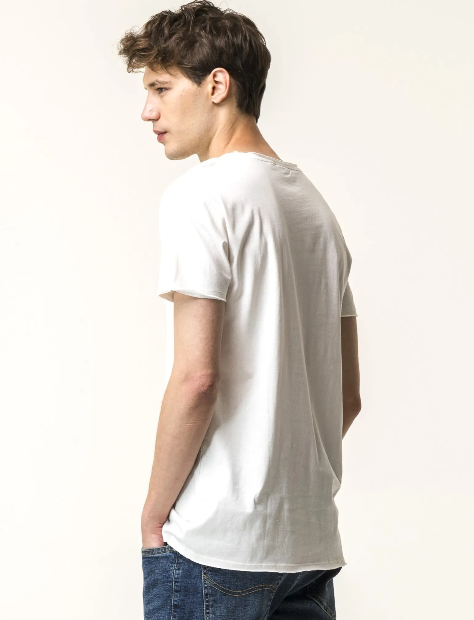 Uomo Piazza Italia Uomo | Polo E T-Shirt<T-shirt girocollo maniche corte regular fit in jersey in puro cotone -