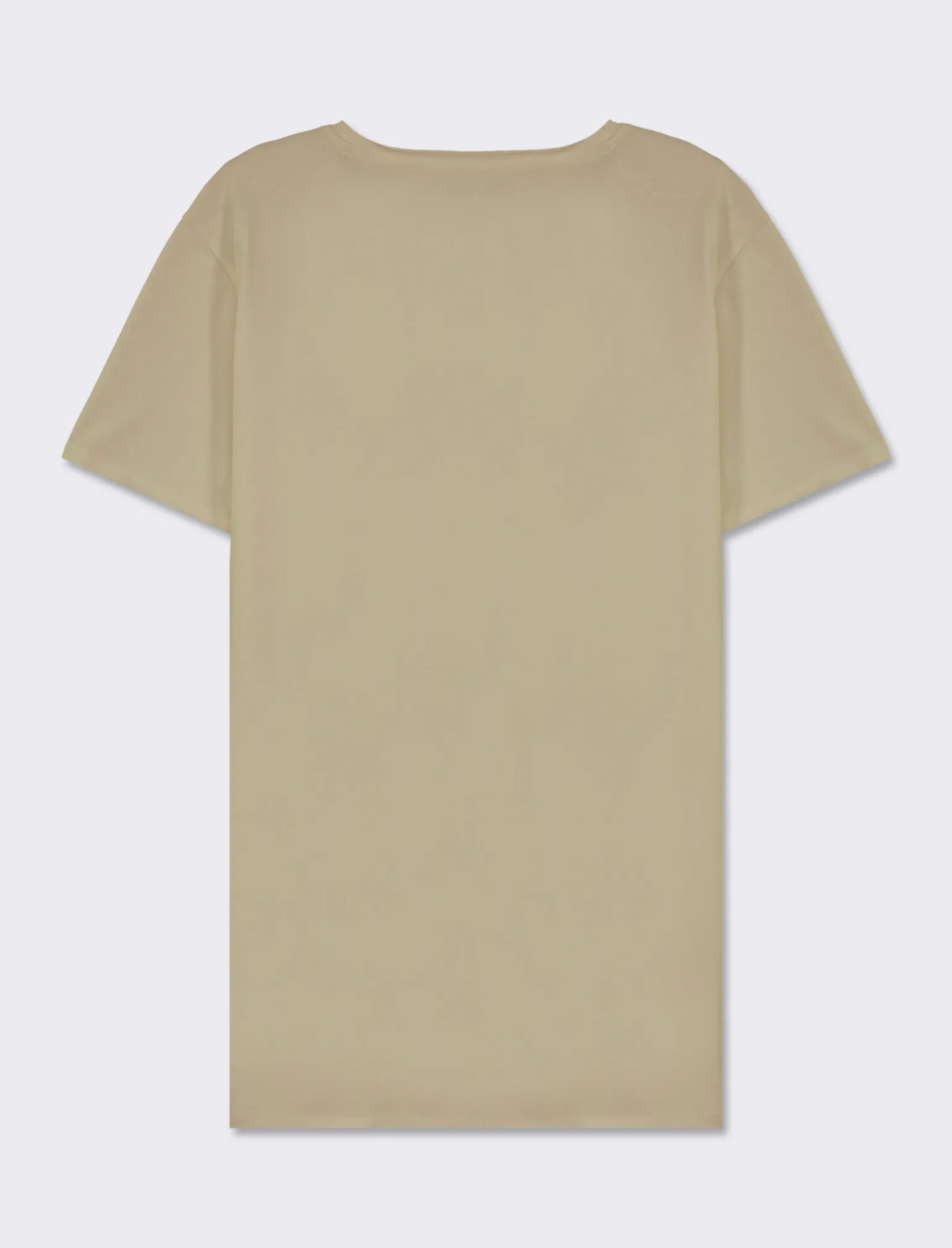 Uomo Piazza Italia Uomo | Polo E T-Shirt<T-shirt girocollo maniche corte regular fit in jersey in puro cotone - stone