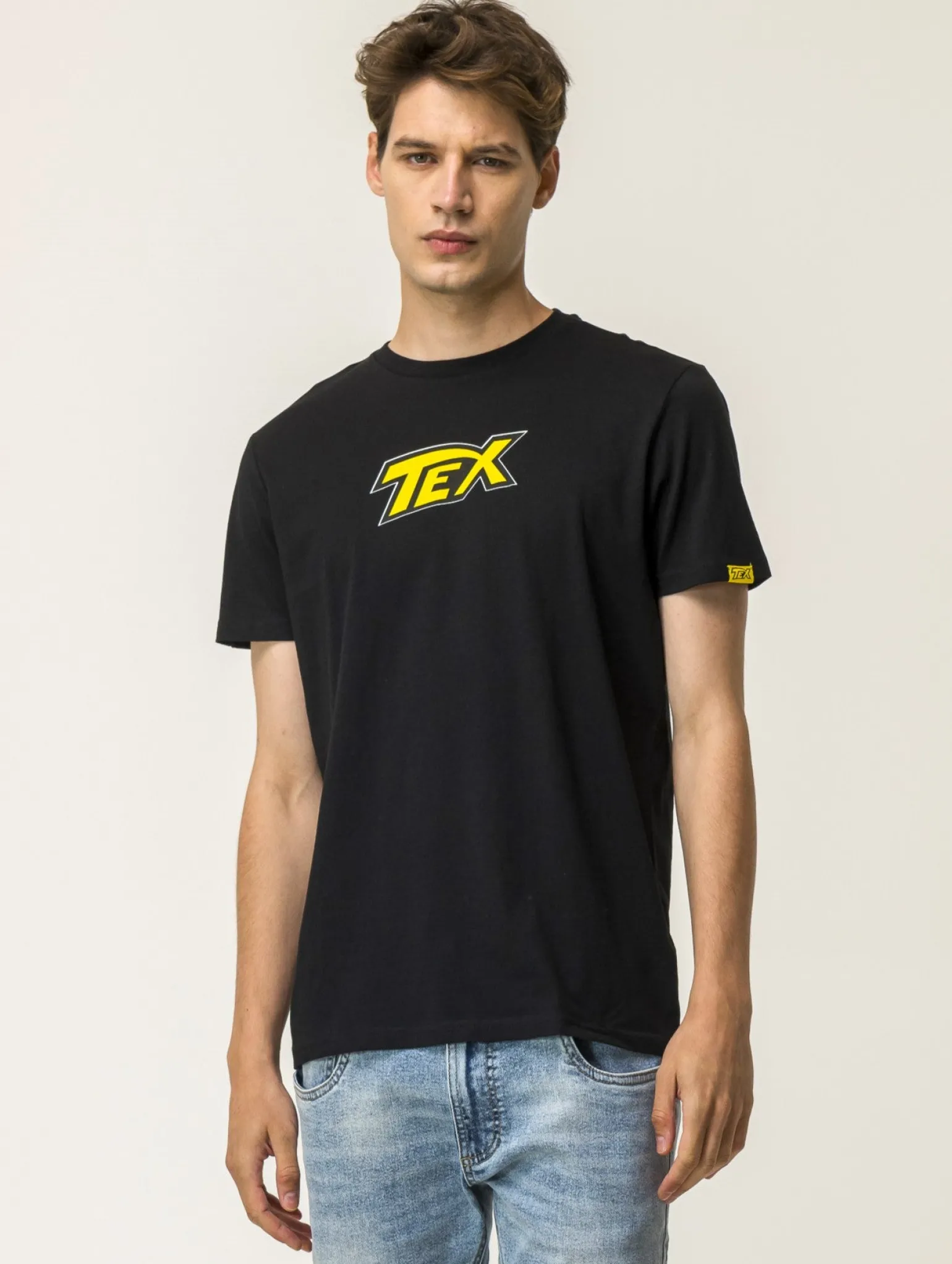 Uomo Piazza Italia Uomo | Polo E T-Shirt<T-shirt girocollo maniche corte regular fitcon TEX WILLER License -