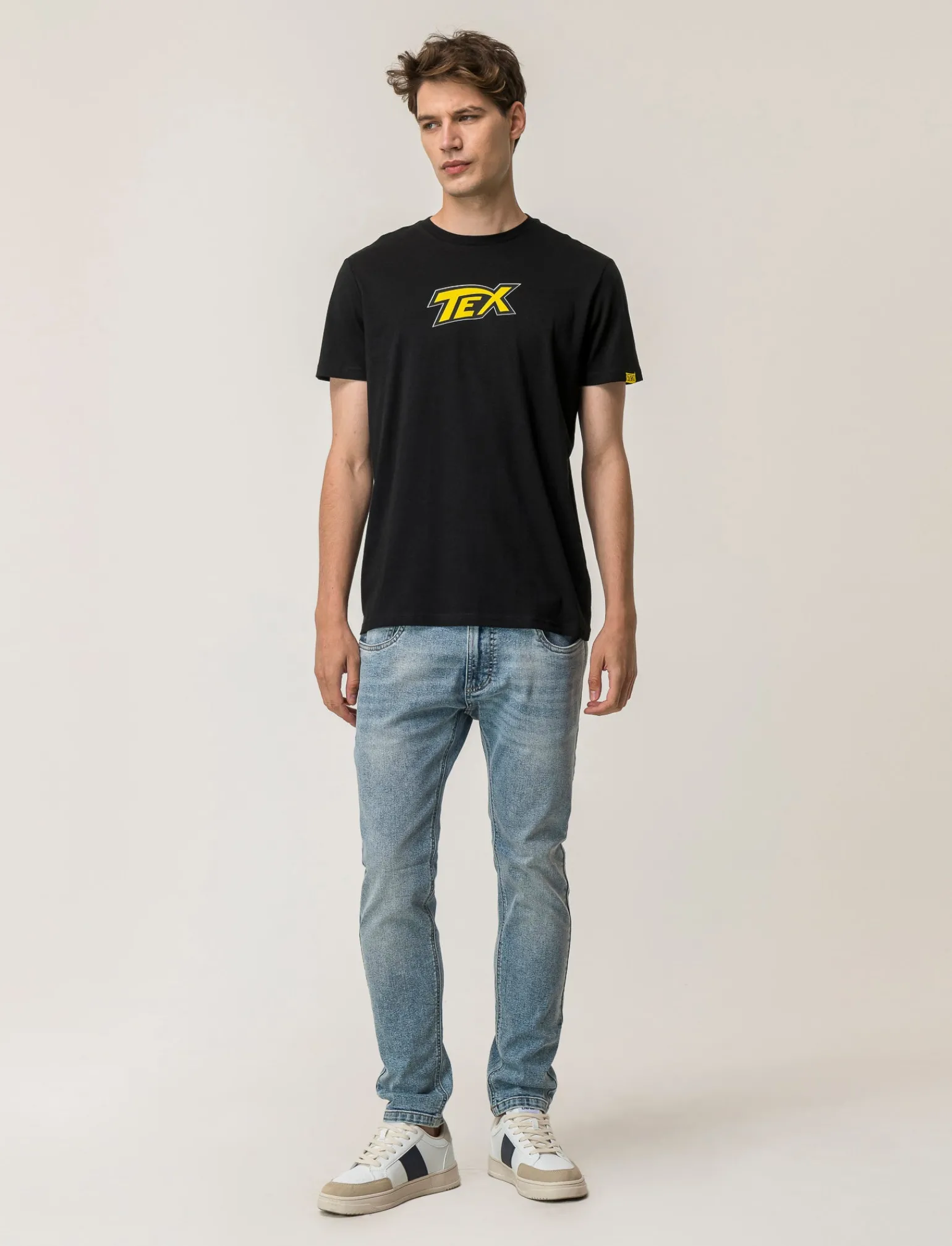 Uomo Piazza Italia Uomo | Polo E T-Shirt<T-shirt girocollo maniche corte regular fitcon TEX WILLER License -