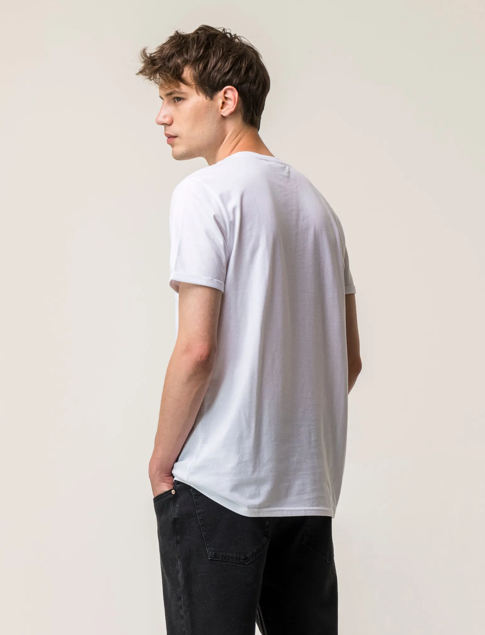 Uomo Piazza Italia Uomo | Polo E T-Shirt<T-shirt girocollo maniche corte regularfit in jersey puro cotone -