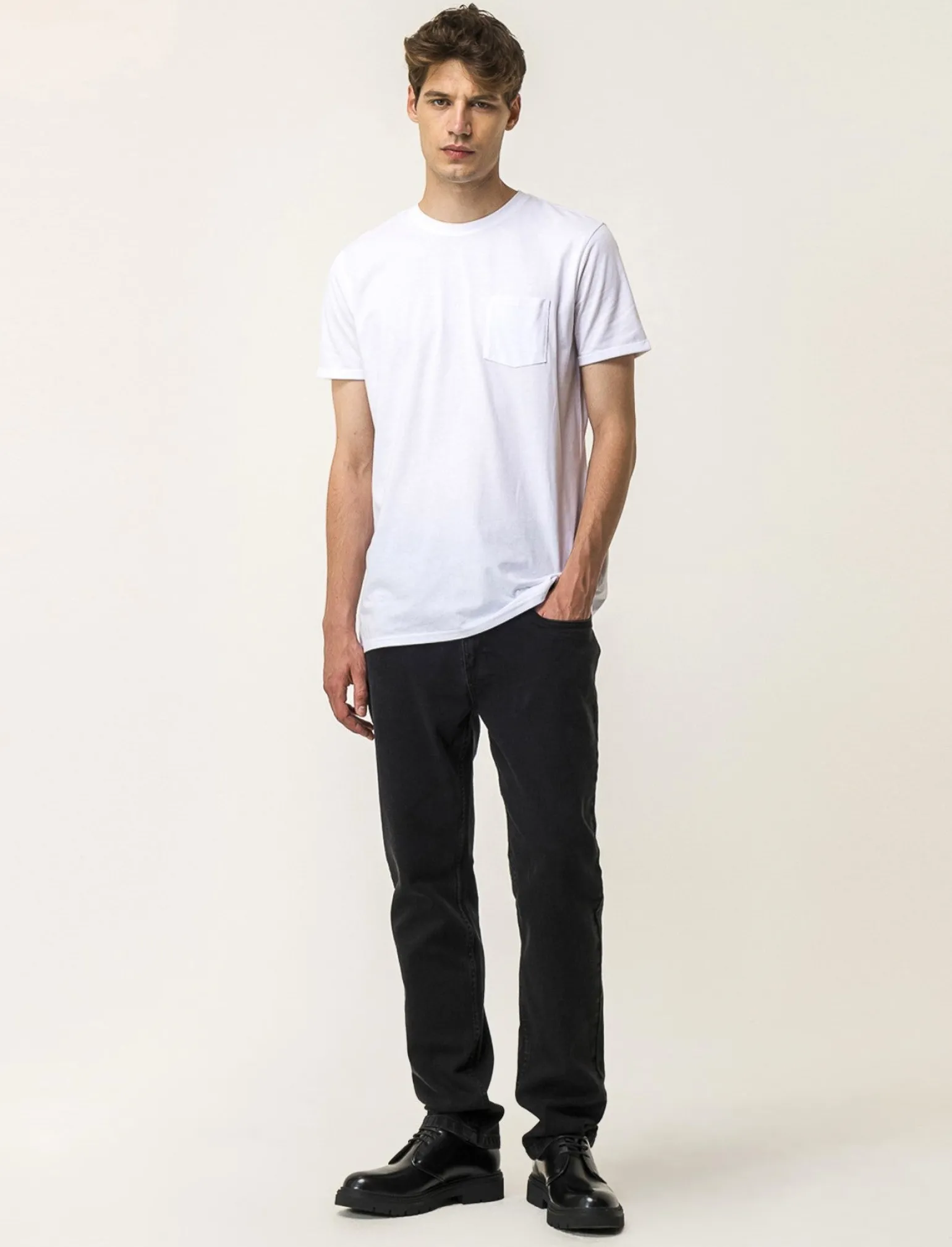 Uomo Piazza Italia Uomo | Polo E T-Shirt<T-shirt girocollo maniche corte regularfit in jersey puro cotone -