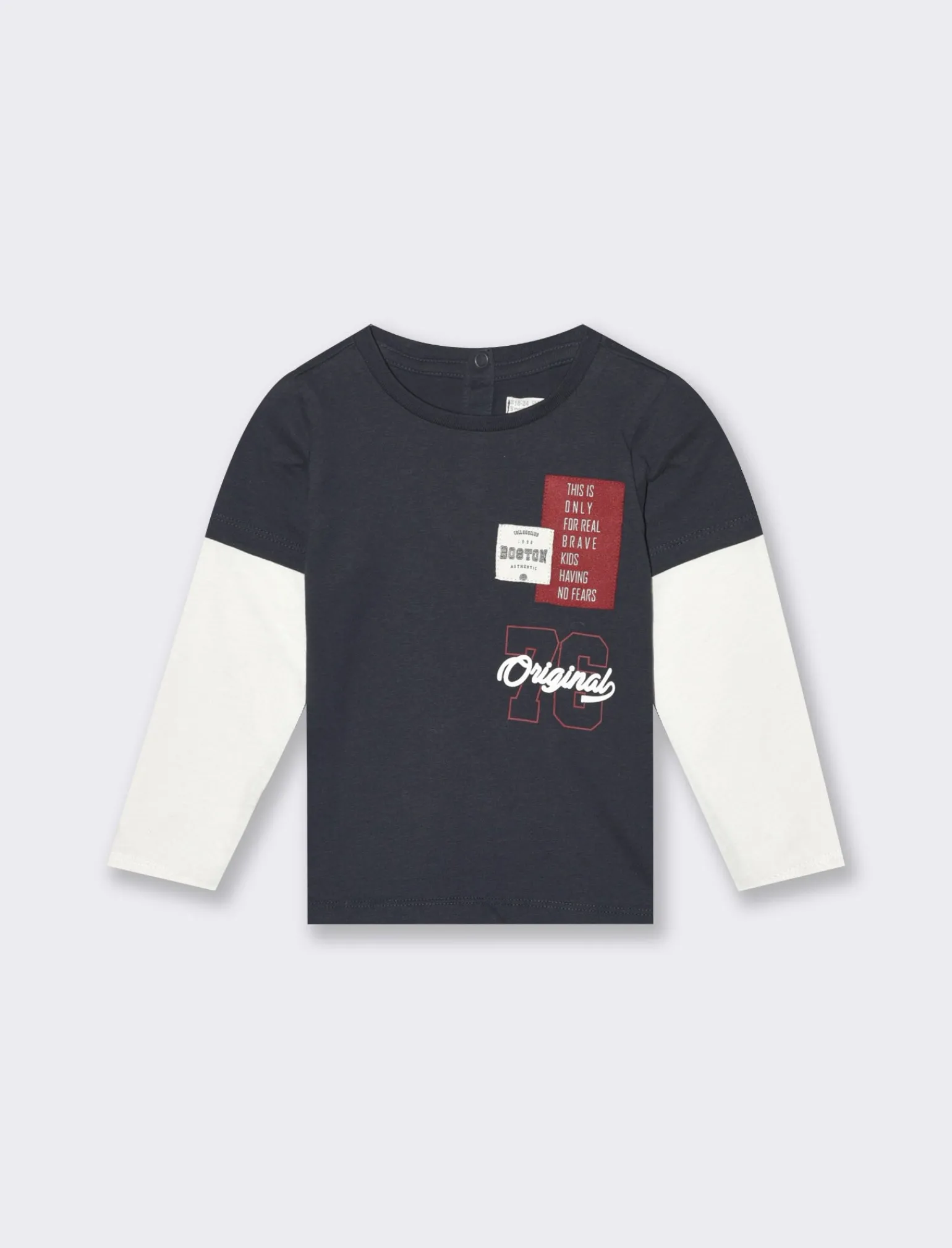 Piazza Italia Neonato | T-Shirt E Top<T-shirt in jersey, girocollo e manica corta - panna