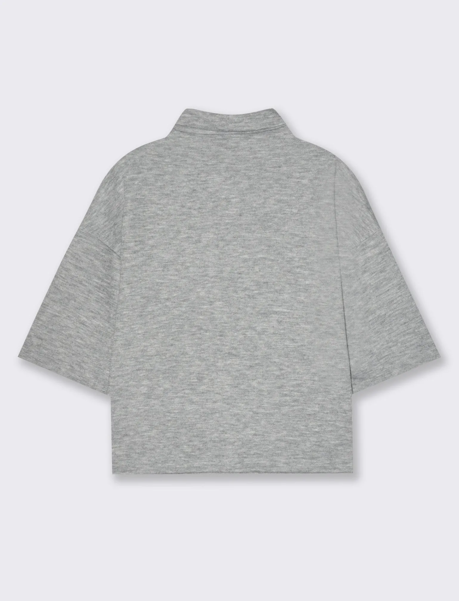 Donna Piazza Italia T-Shirt E Top<T-shirt in maglia a collo alto - Grigio