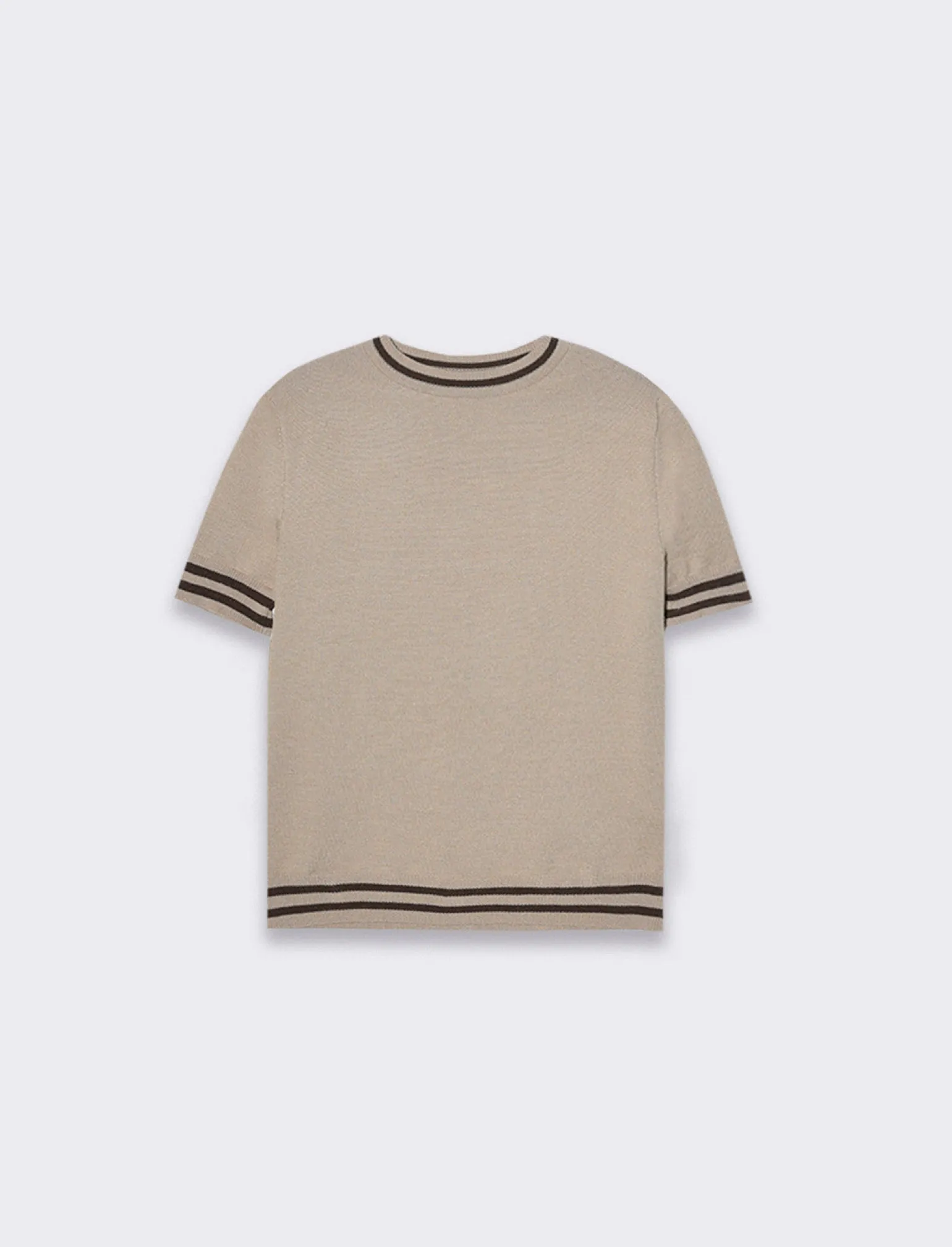 Donna Piazza Italia Donna | Maglieria<T-shirt manica corta con giro collo -