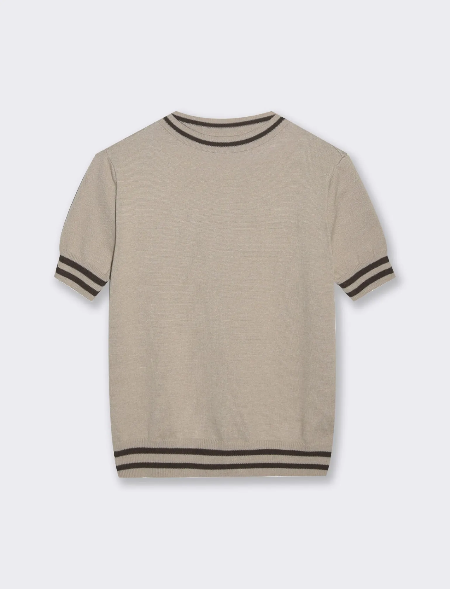 Donna Piazza Italia Donna | Maglieria<T-shirt manica corta con giro collo -