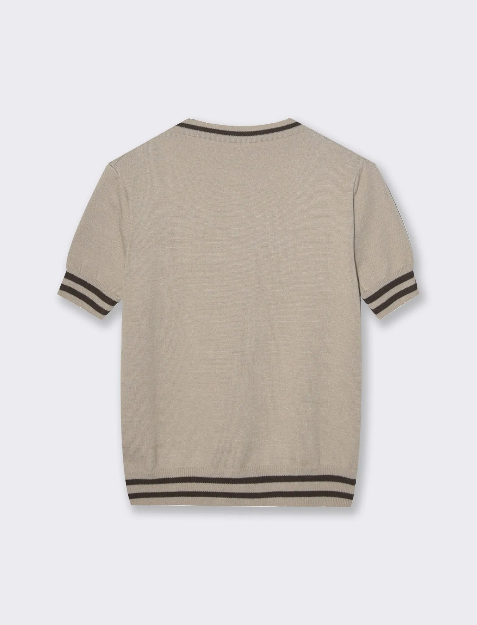 Donna Piazza Italia Donna | Maglieria<T-shirt manica corta con giro collo -