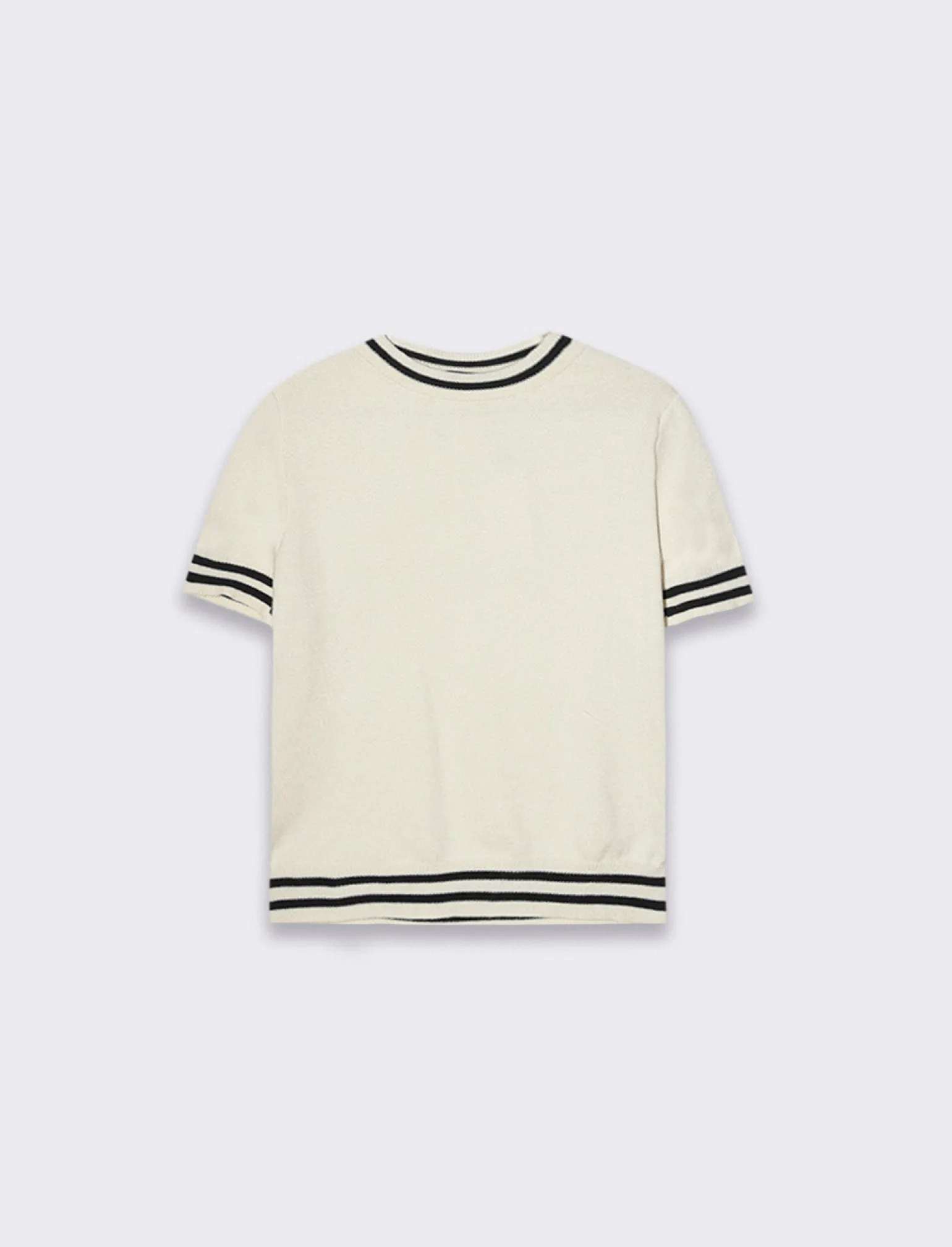 Donna Piazza Italia Donna | Maglieria<T-shirt manica corta con giro collo -