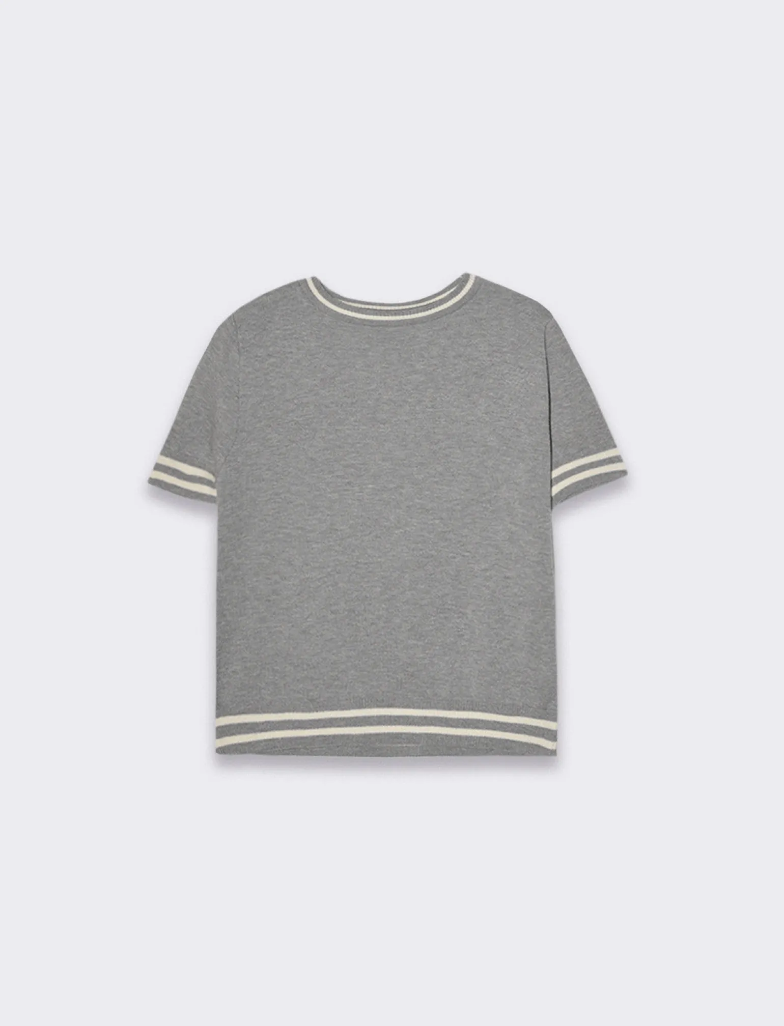 Donna Piazza Italia Donna | Maglieria<T-shirt manica corta con giro collo -