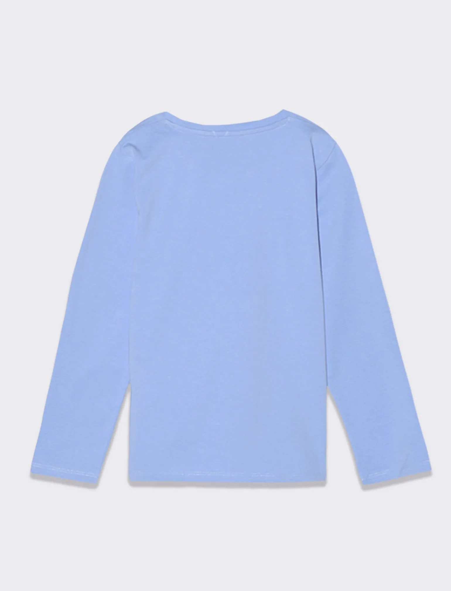 Piazza Italia Bambina | T-Shirt E Top<T-shirt manica lunga in cotone con stampa e dettaglio paillettes -