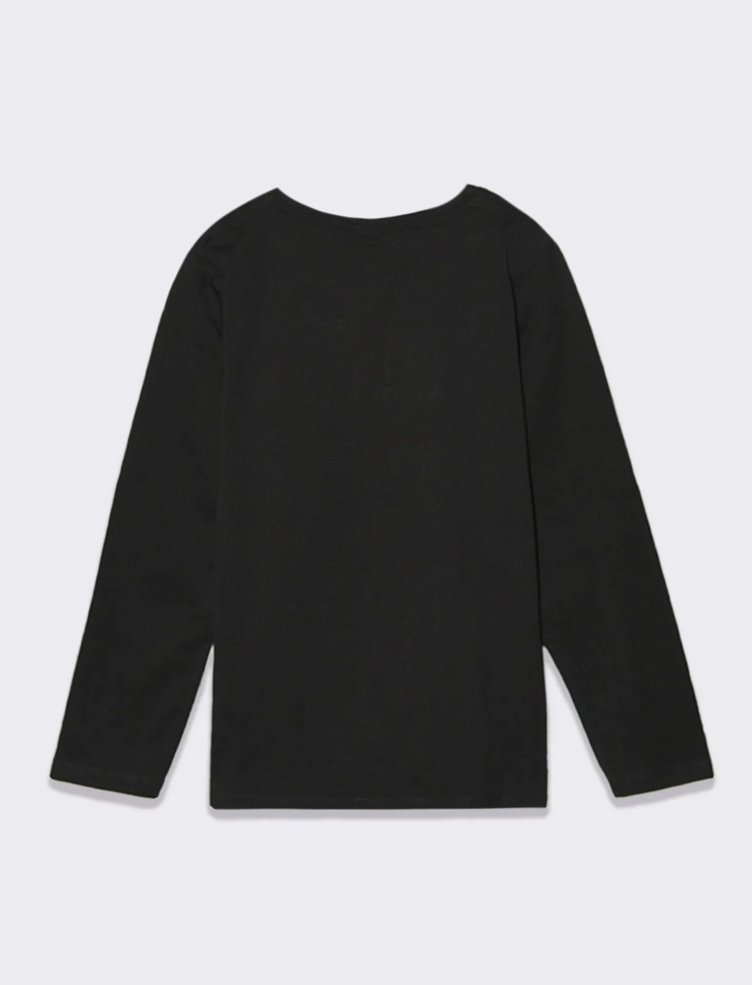 Piazza Italia Bambina | T-Shirt E Top<T-shirt manica lunga in cotone con stampa e dettaglio paillettes -