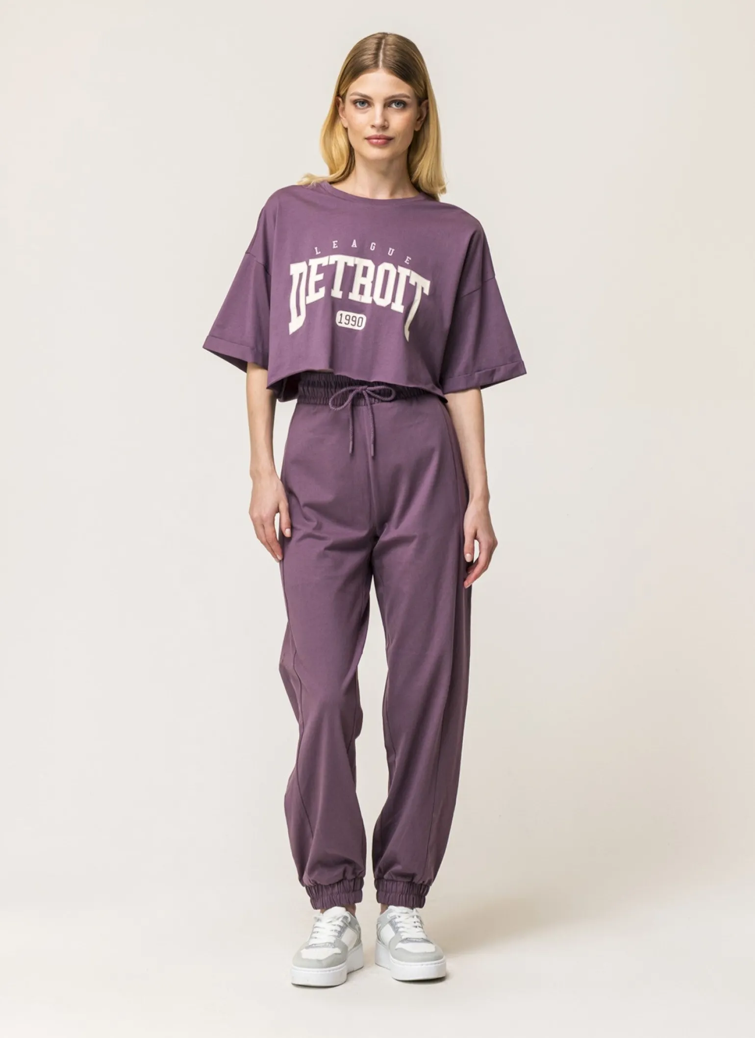 Donna Piazza Italia Donna | T-Shirt E Top<T-shirt mezz manica girocollo vestibilità crop e spalla scesa con stampa - var 3