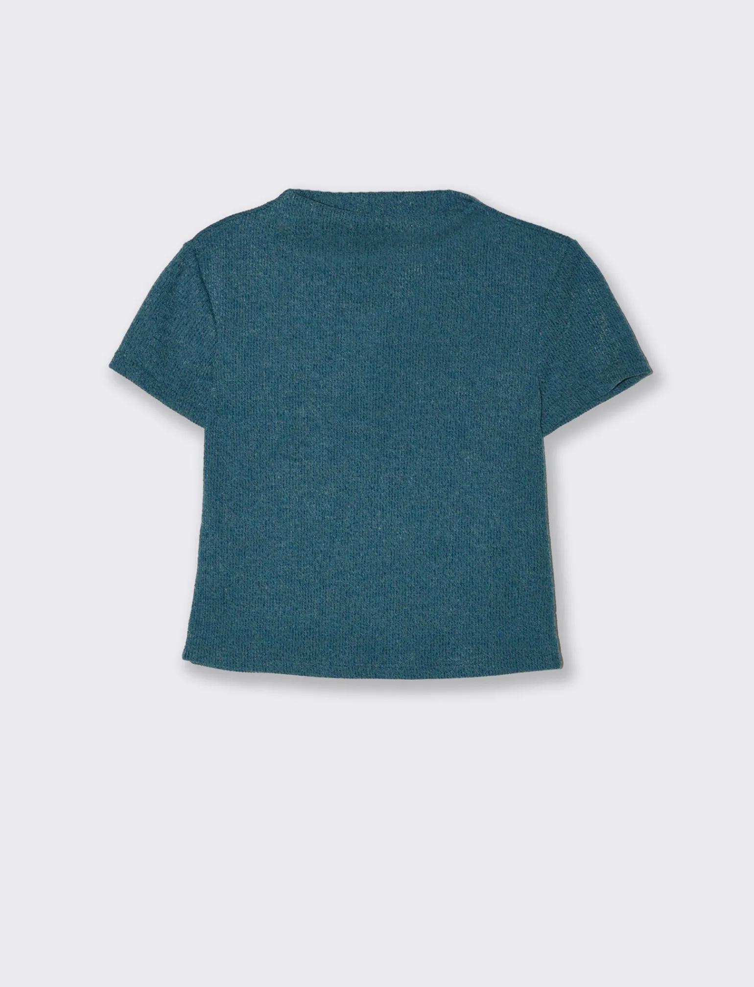 Donna Piazza Italia T-Shirt E Top<T-shirt mezza manica con mezzo collo - Ottanio