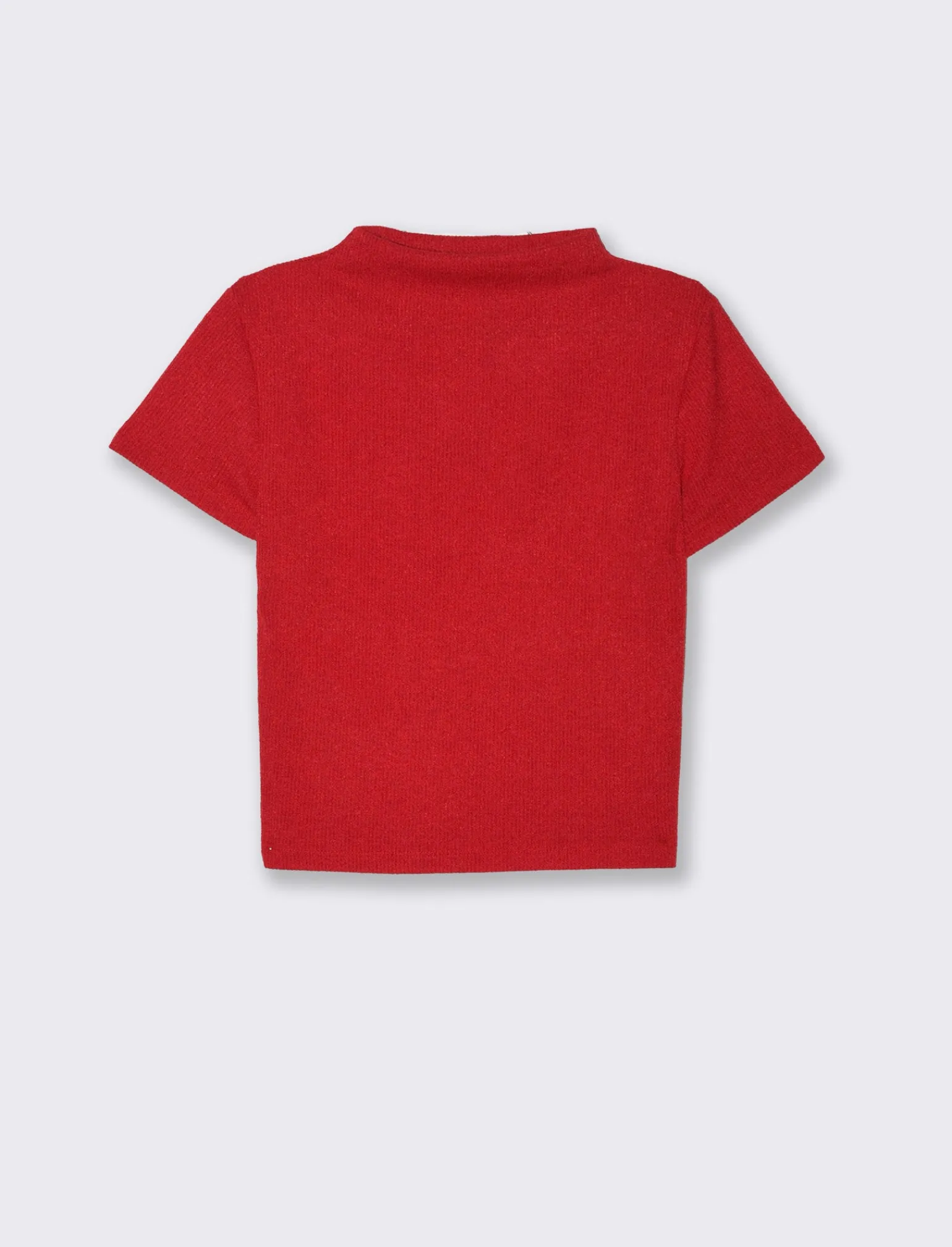 Donna Piazza Italia T-Shirt E Top<T-shirt mezza manica con mezzo collo - Rosso