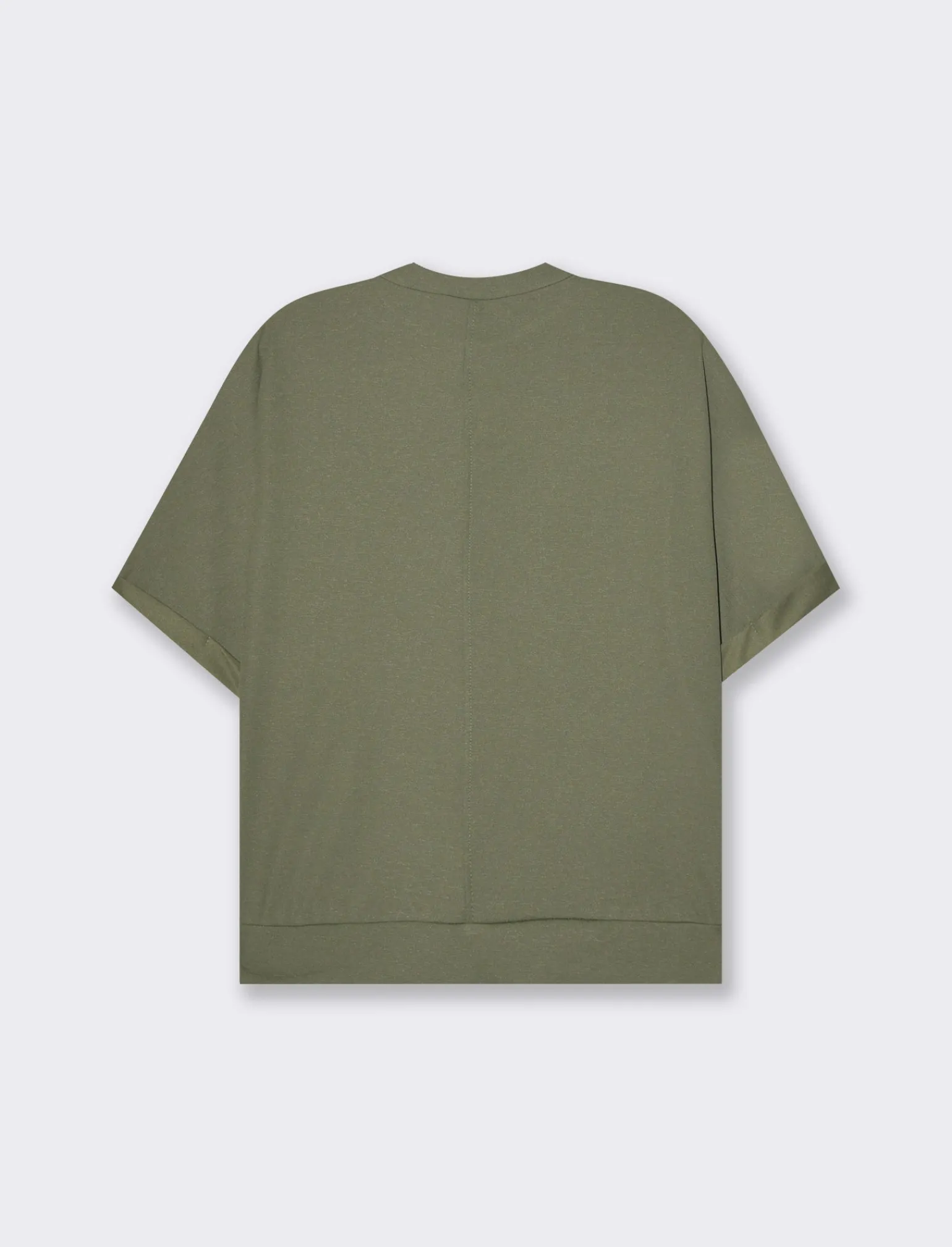 Donna Piazza Italia Maglieria<T-shirt mezza manica girocollo con cintura in rilievo - Ve.milit.