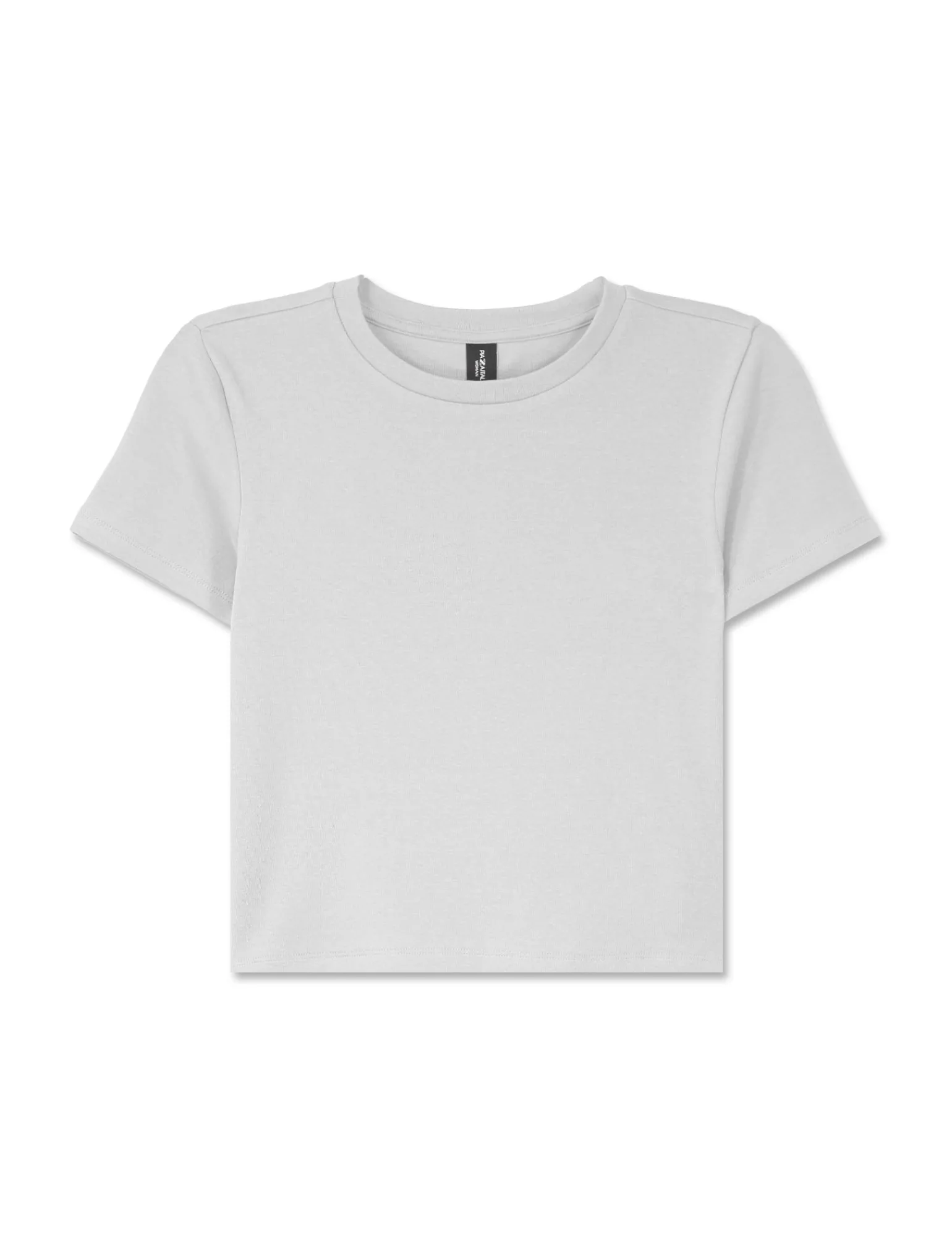 Donna Piazza Italia Donna | T-Shirt E Top<T-shirt mezza manica girocollo con lavorazione a coste -