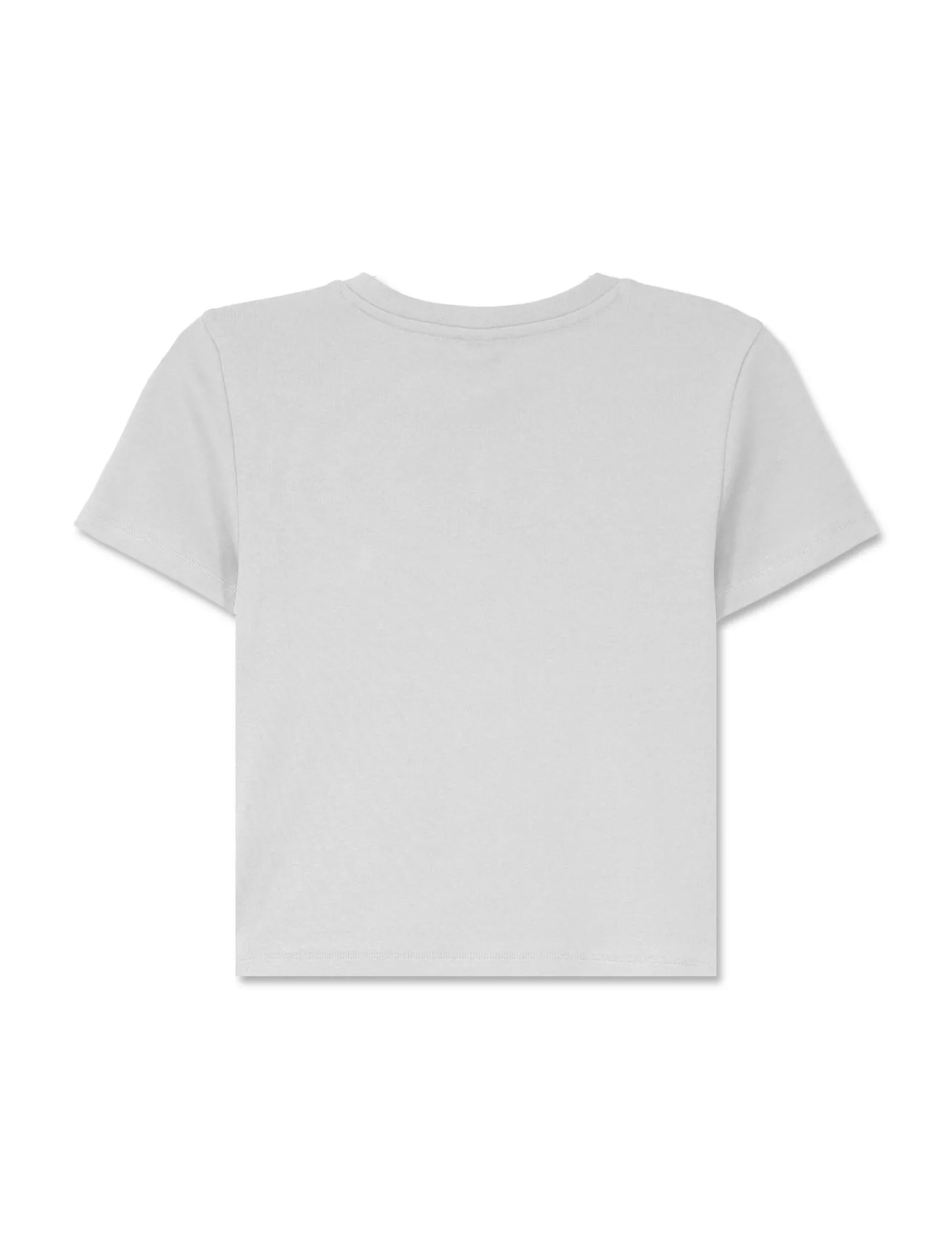 Donna Piazza Italia Donna | T-Shirt E Top<T-shirt mezza manica girocollo con lavorazione a coste -