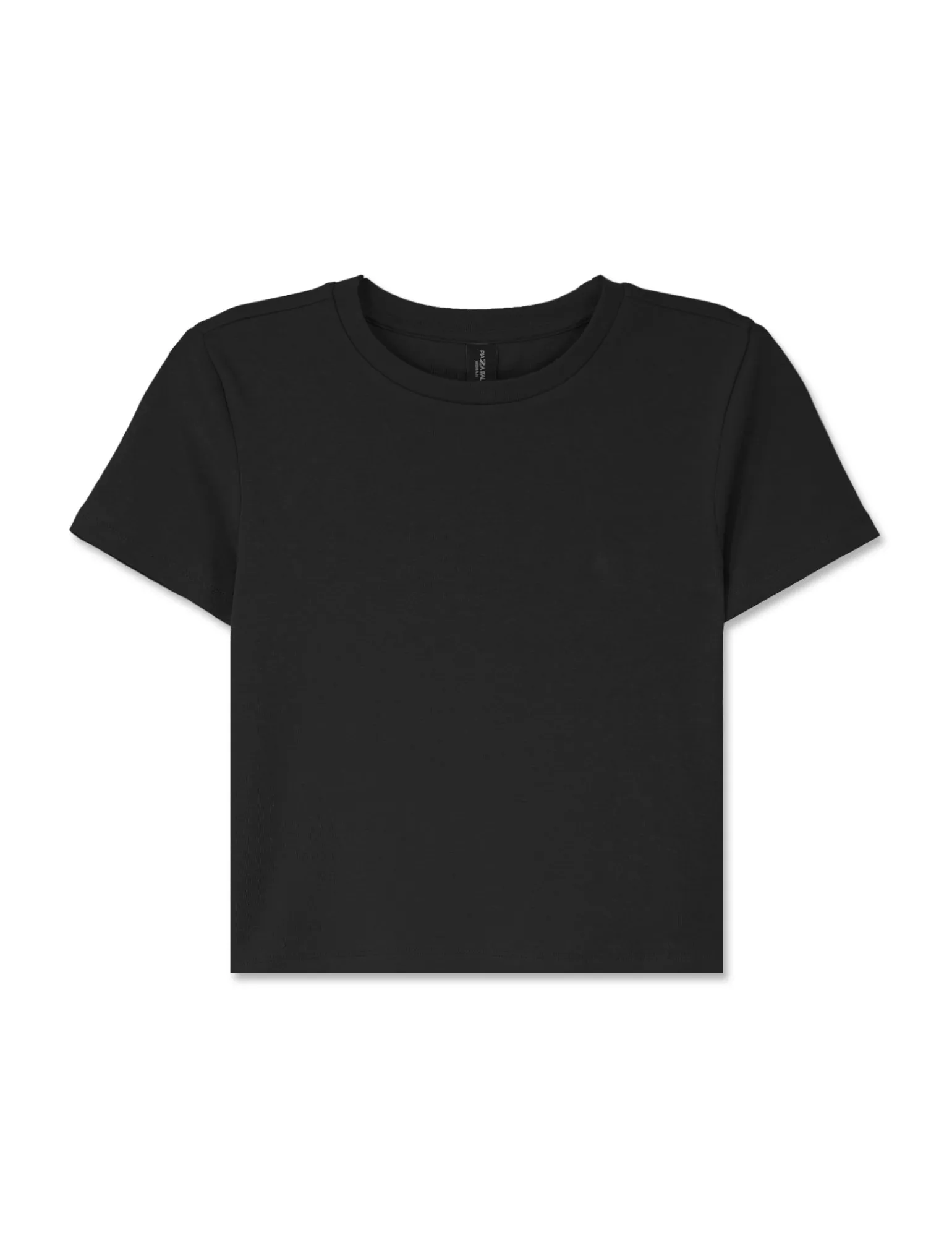 Donna Piazza Italia Donna | T-Shirt E Top<T-shirt mezza manica girocollo con lavorazione a coste -