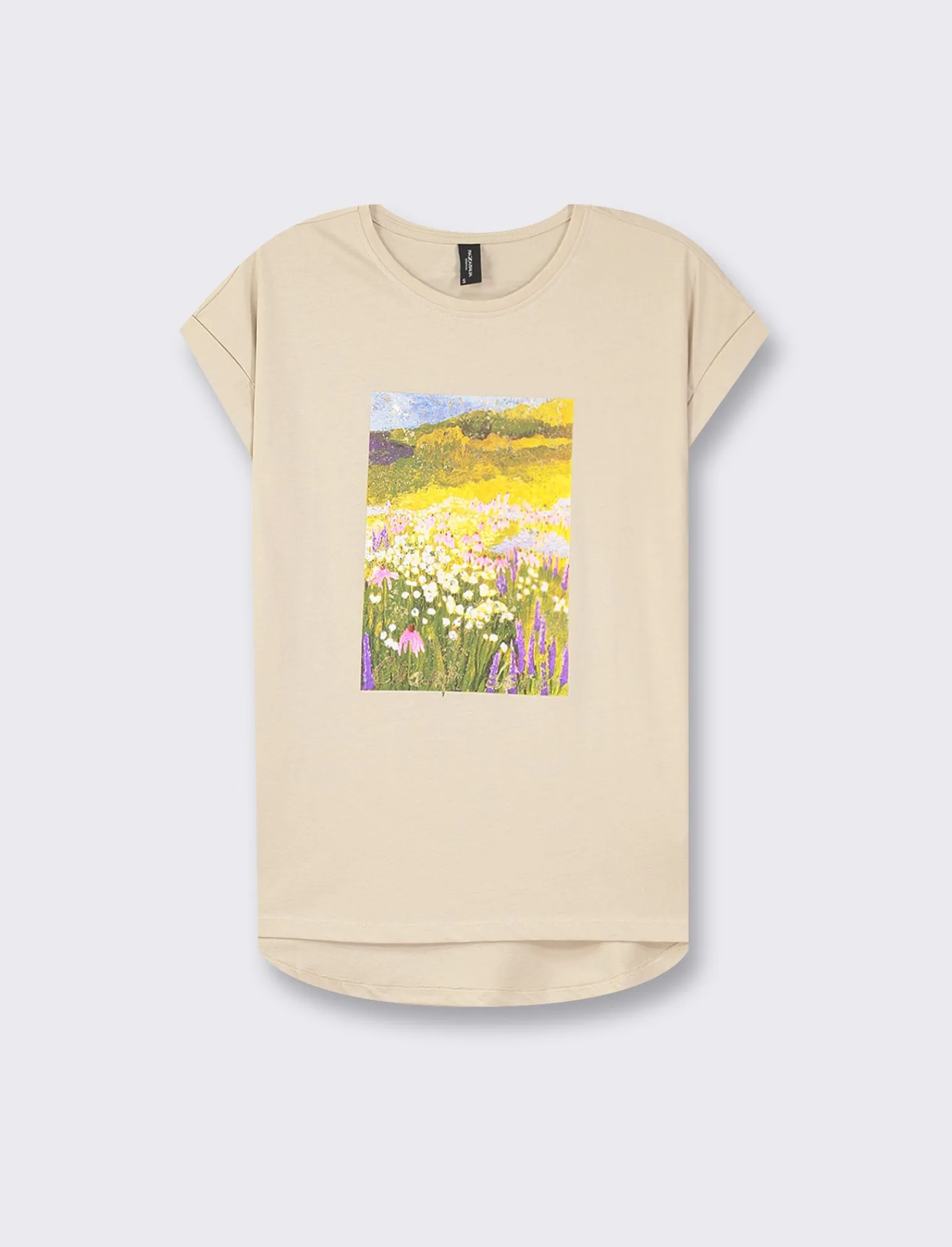 Donna Piazza Italia Donna | T-Shirt E Top<T-shirt mezza manica in cotone con stampa diversi colori disponibili - var 2