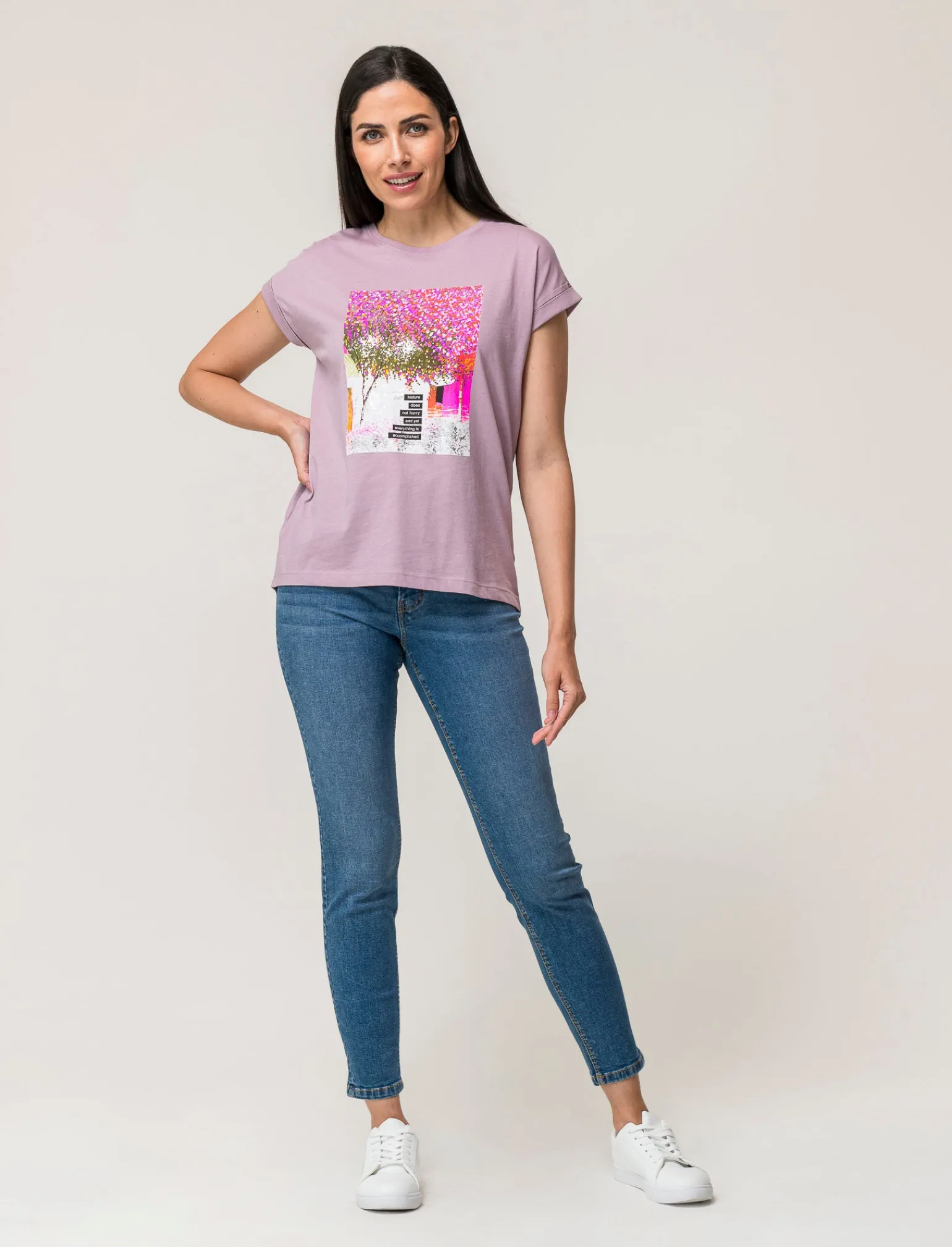 Donna Piazza Italia Donna | T-Shirt E Top<T-shirt mezza manica in cotone con stampa diversi colori disponibili - var 3