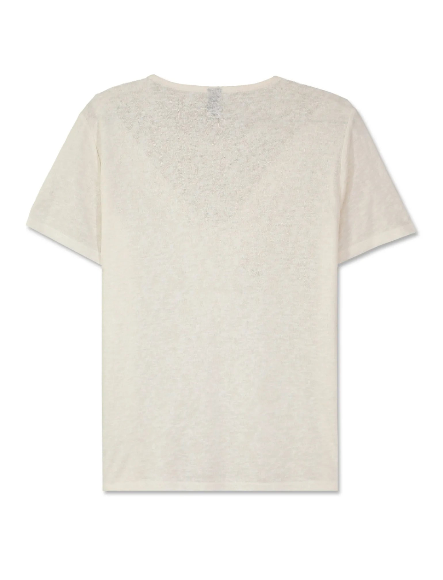 Donna Piazza Italia T-Shirt E Top<T-shirt mezza manica vestibilità regular con applicazione macramè su scollo - latte