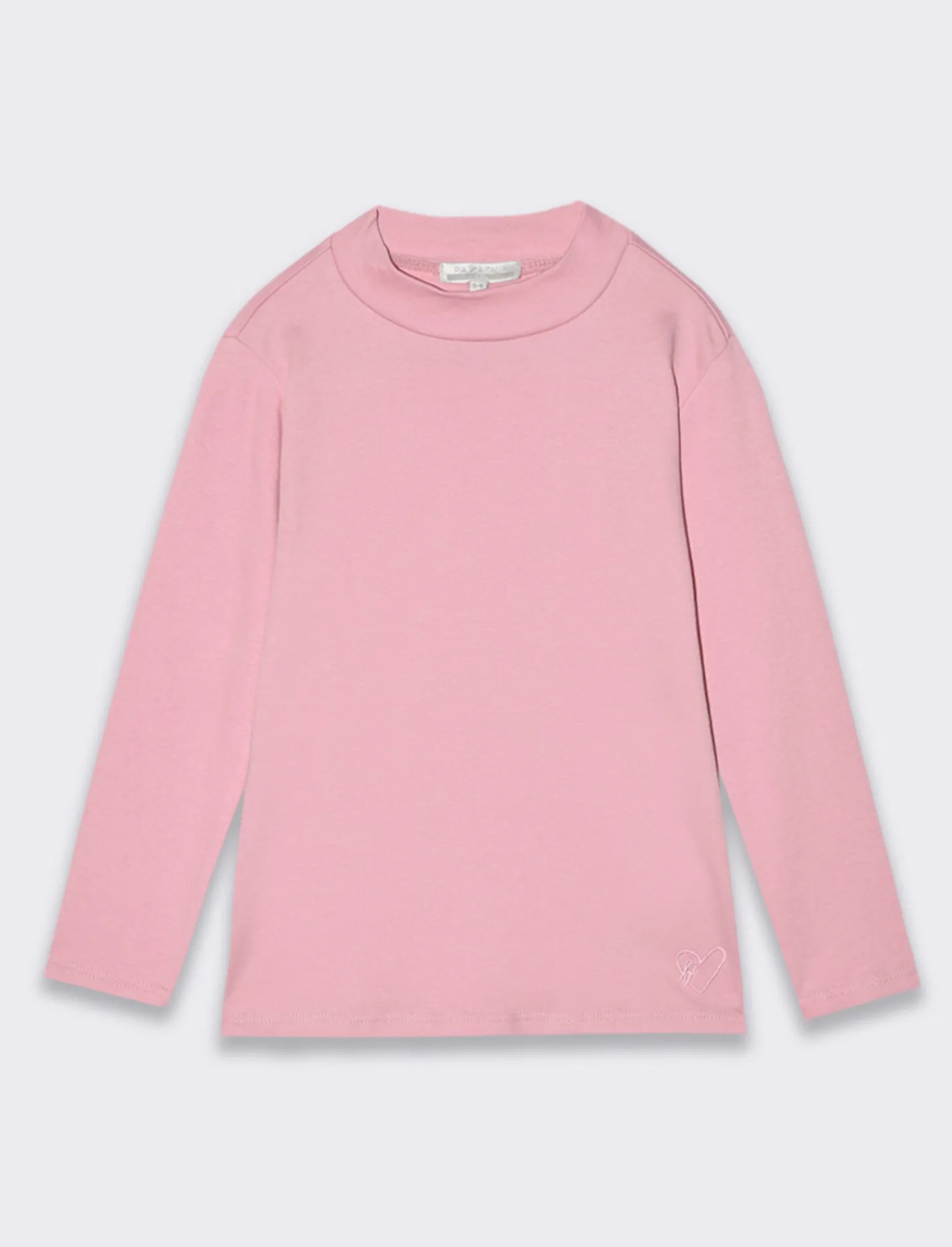 Piazza Italia T-Shirt E Top | T-Shirt E Top<T-shirt mezzo collo di interlock da bambina - Rosa