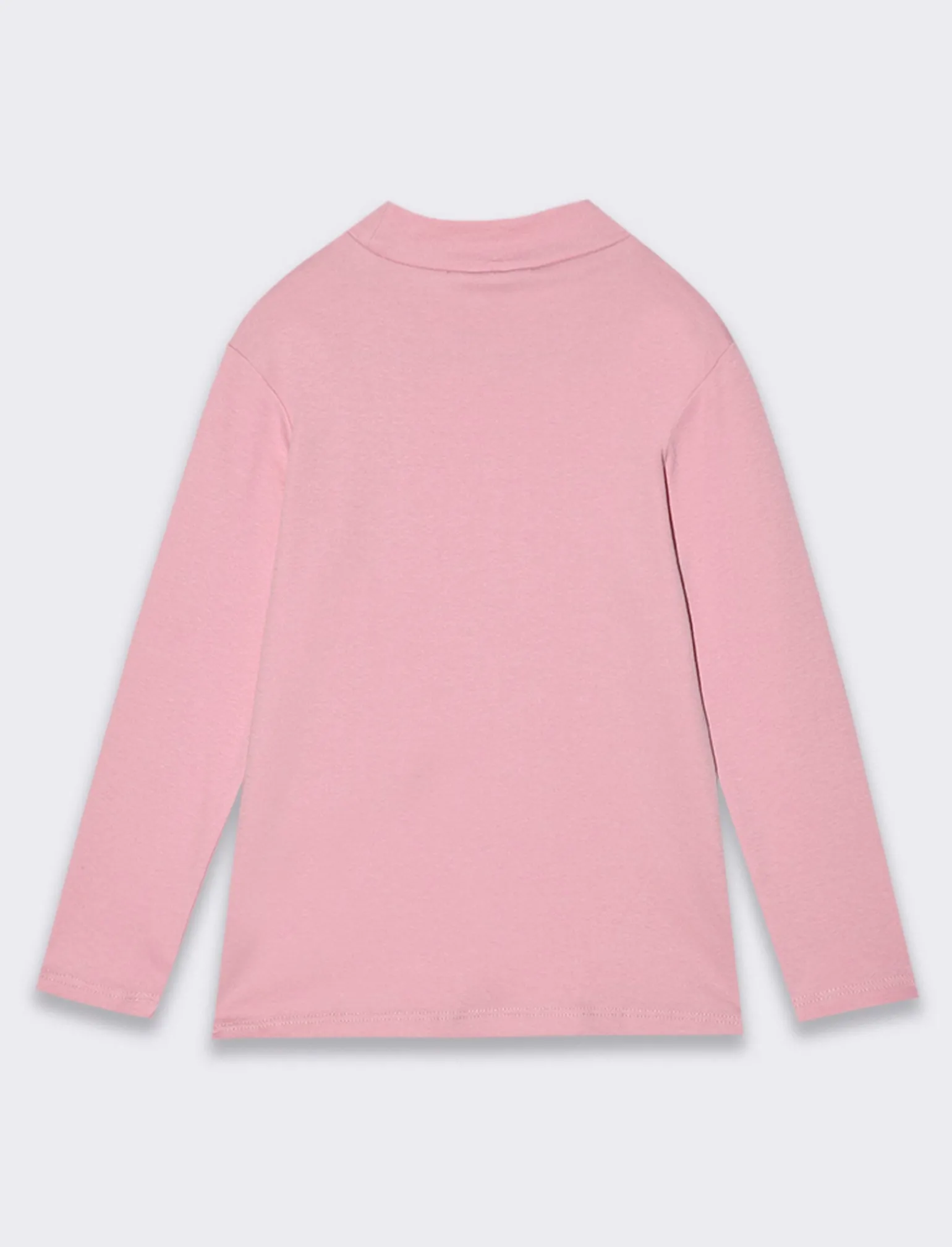 Piazza Italia T-Shirt E Top | T-Shirt E Top<T-shirt mezzo collo di interlock da bambina - Rosa