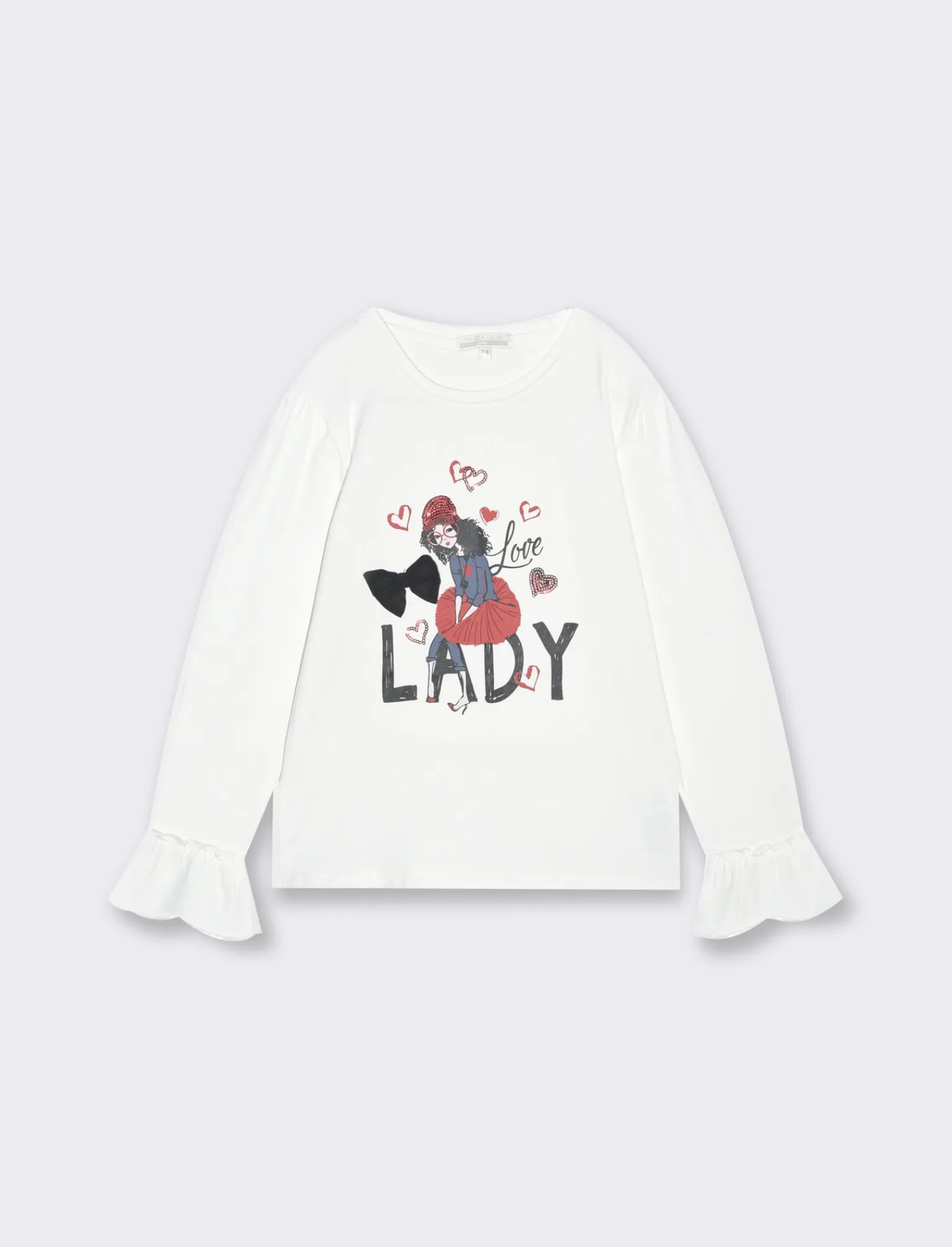 Piazza Italia Bambina | T-Shirt E Top<T-shirt morbida da bambina con stampa - sporco
