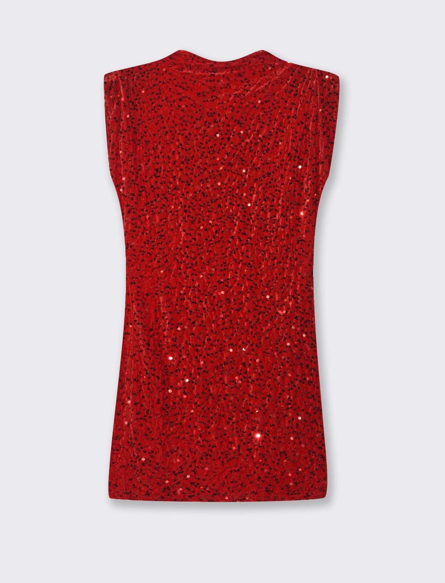 Donna Piazza Italia Abiti E Tute<Vestito con spalline in paillettes - Rosso