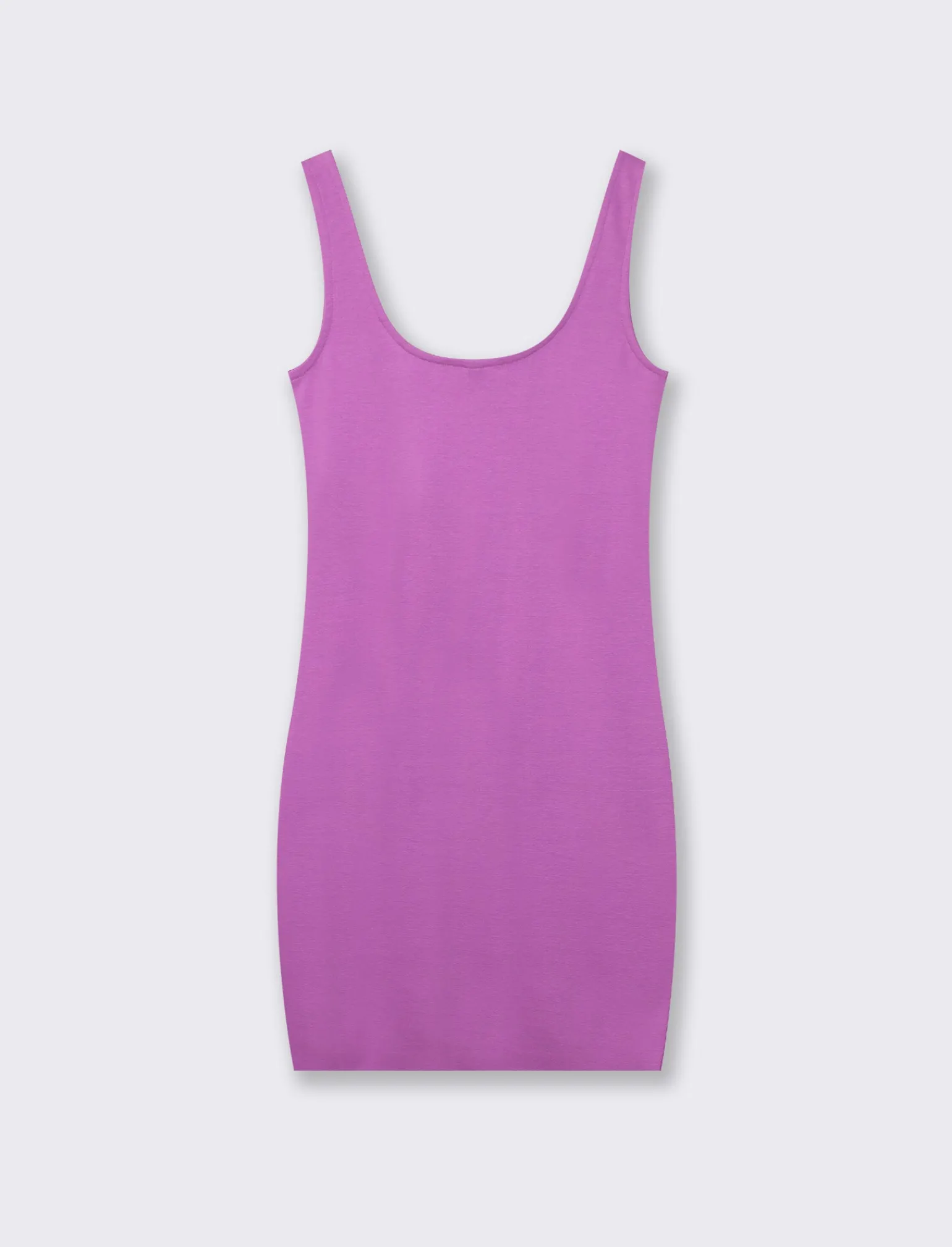 Donna Piazza Italia Abiti E Tute<Vestito corto in tessuto elatico con spalline e scollo rettangolare -