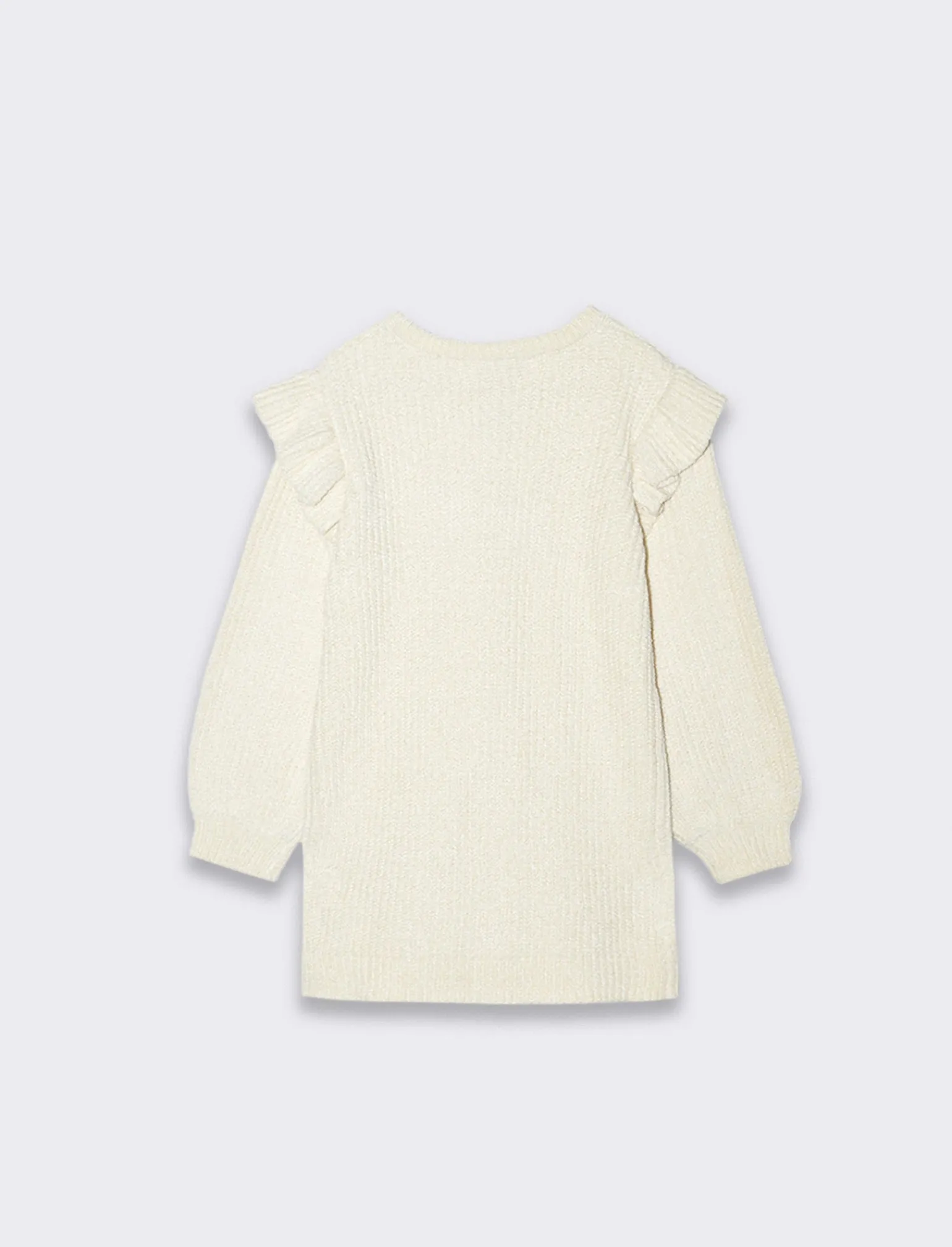 Piazza Italia Bambina | Abiti E Tute<Vestito da bambina con rouches in morbida maglia in ciniglia -
