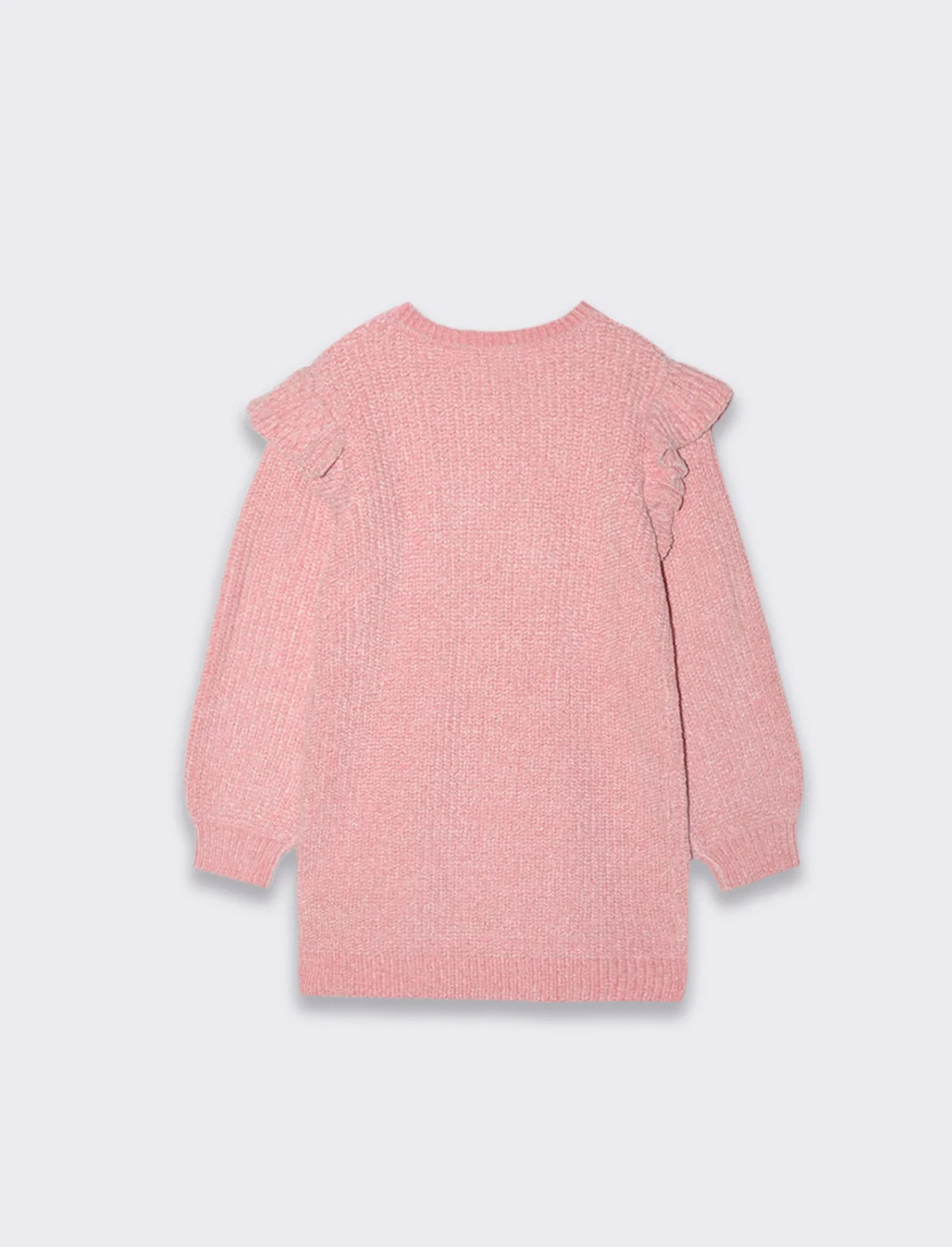 Piazza Italia Bambina | Abiti E Tute<Vestito da bambina con rouches in morbida maglia in ciniglia -