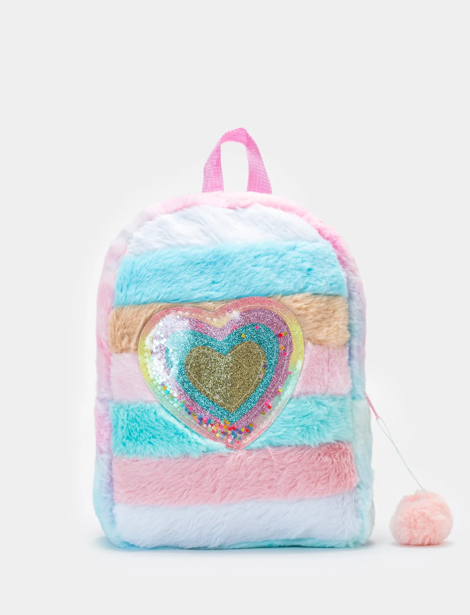 Piazza Italia Bambina | Borse E Zaini<Zaino da bambina multicolor in pelliccia -