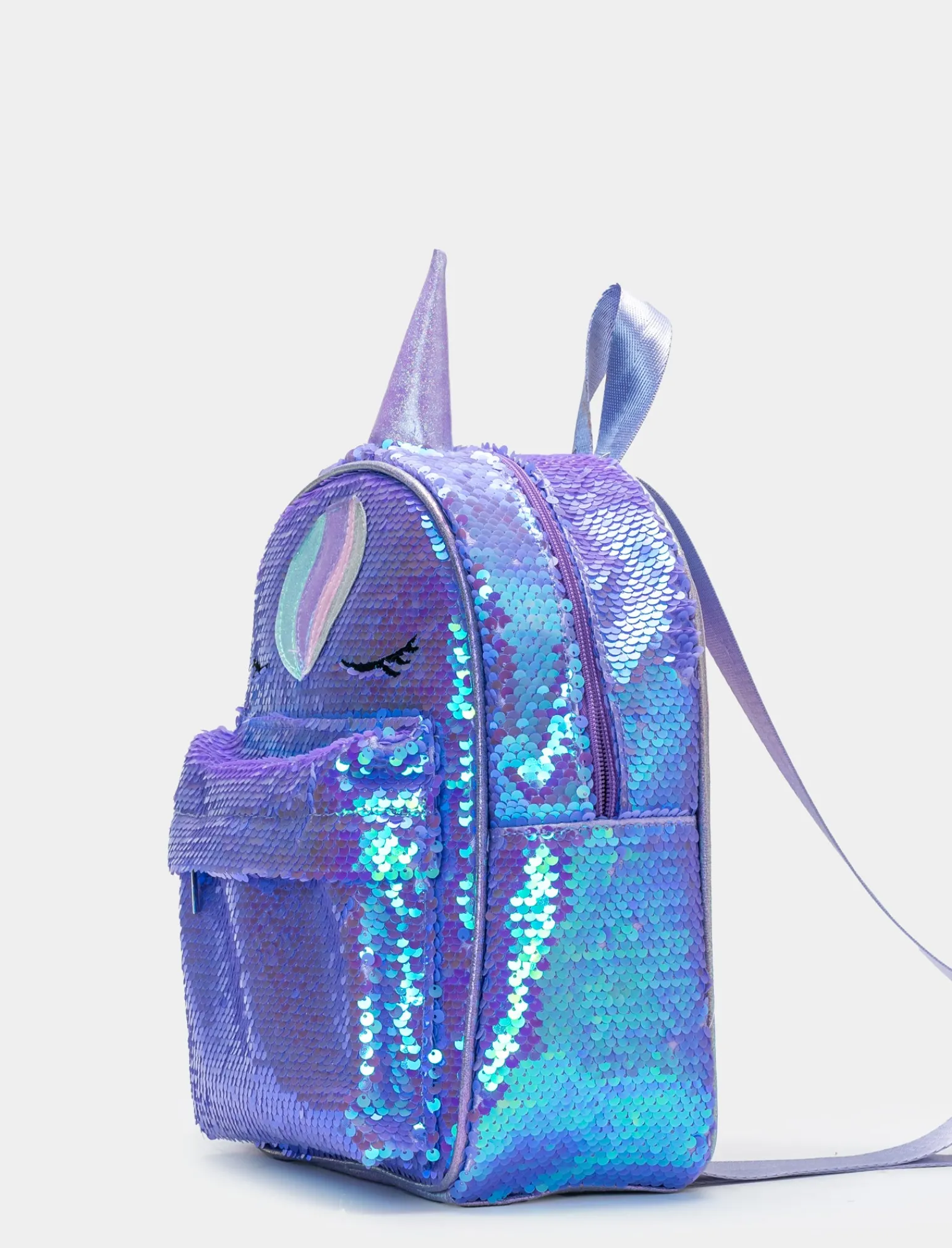 Piazza Italia Bambina | Borse E Zaini<Zaino unicorno con pailletes da bambina - Lilla